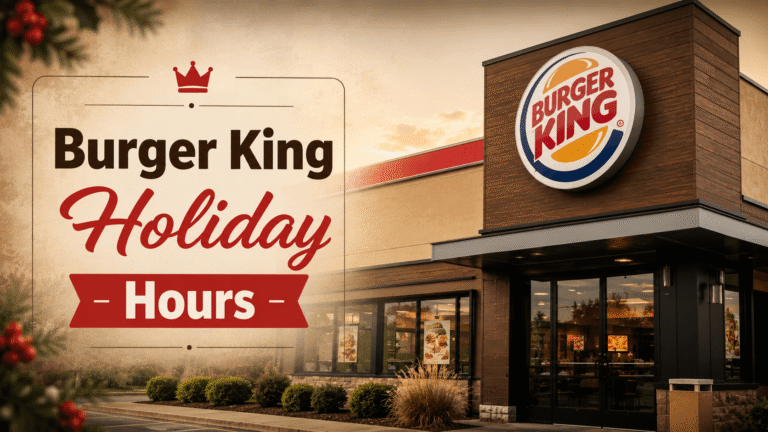 Burger King Holiday Hours