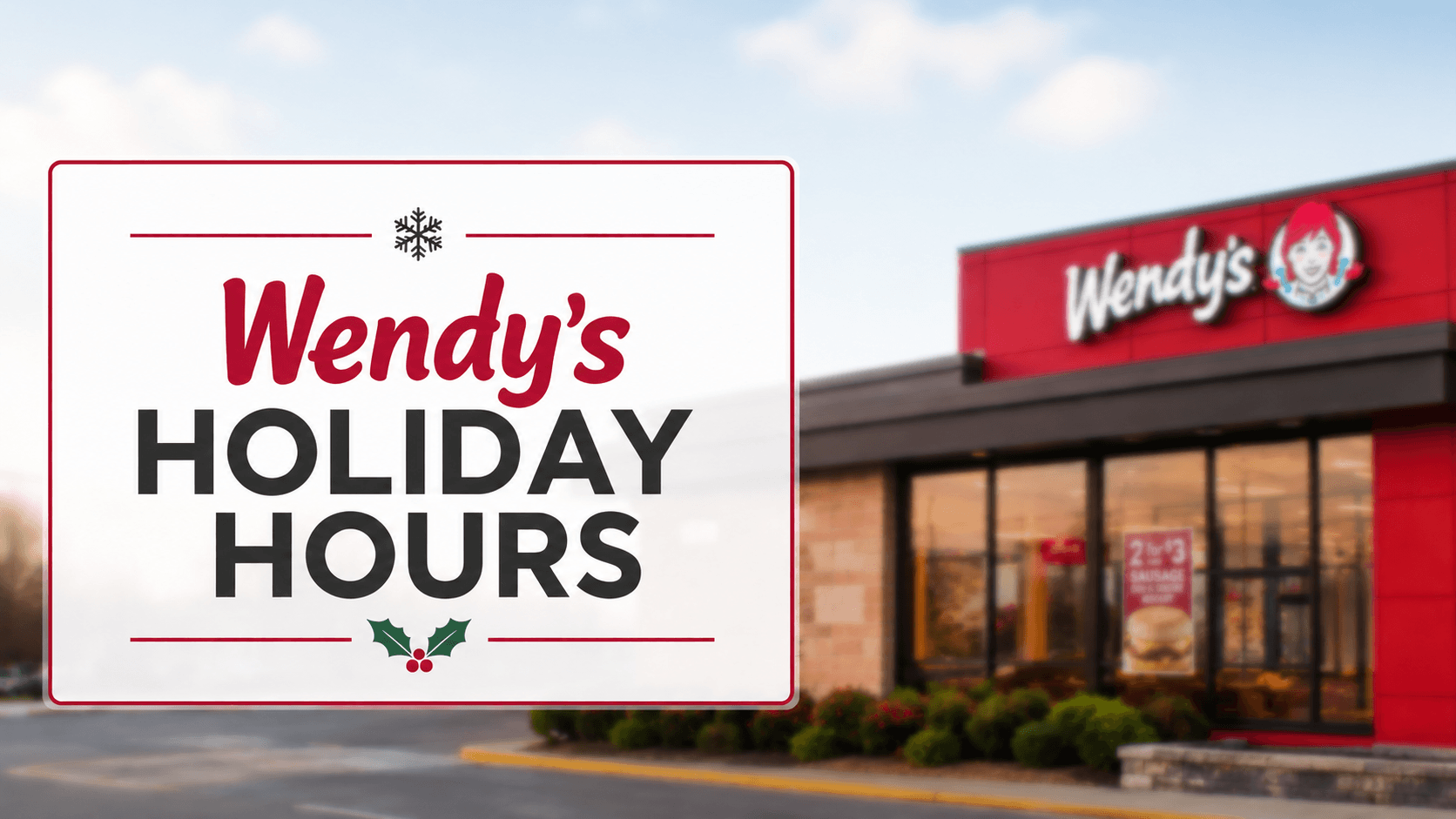 Wendy’s Holiday Hours