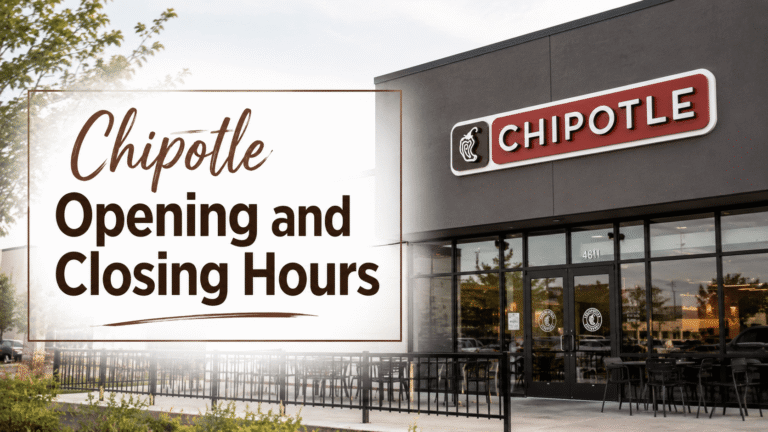 Chipotle Opening and Closing Hours