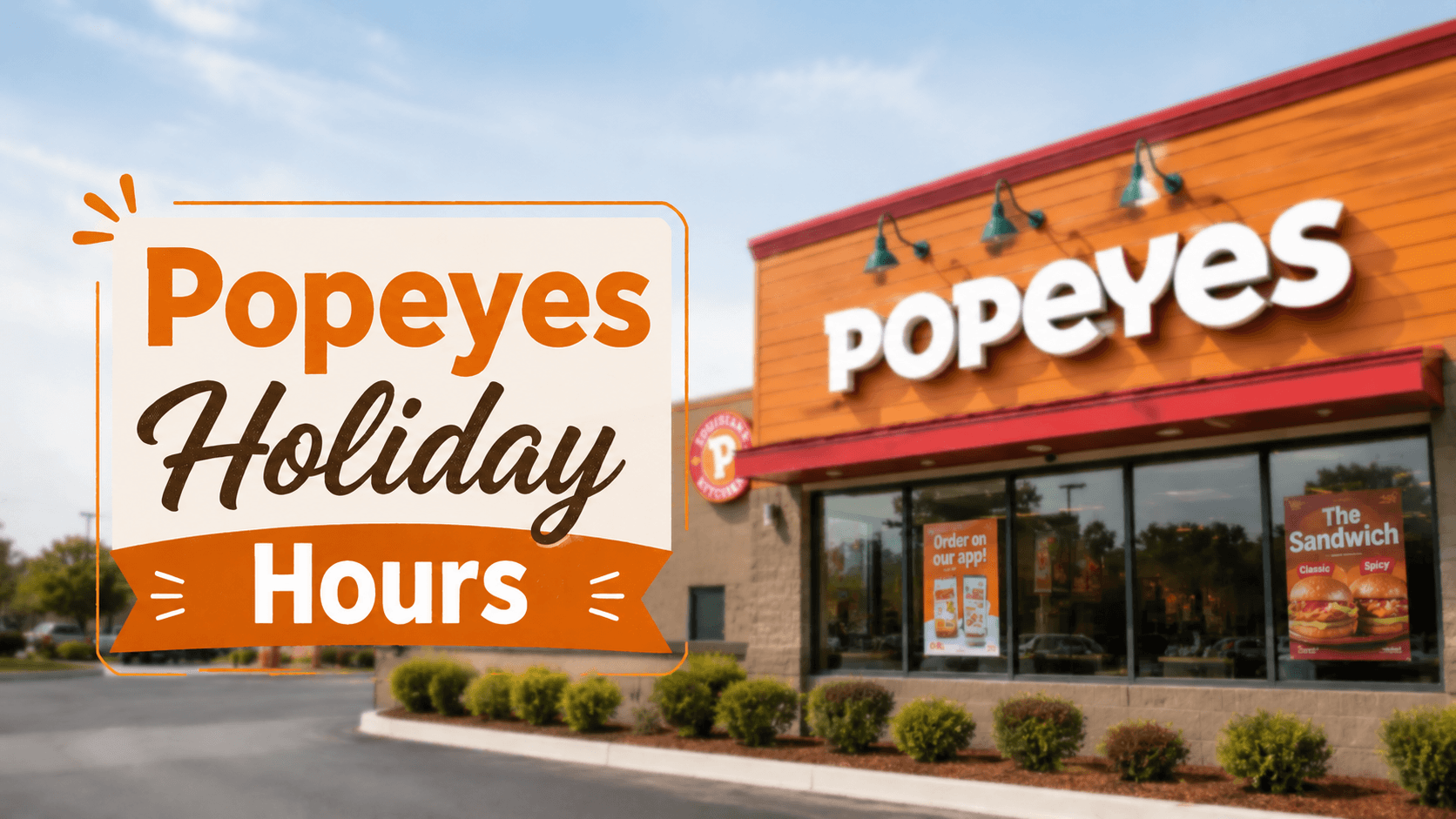 Popeyes Holiday Hours