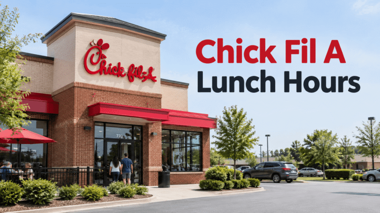 Chick Fil A Lunch Hours