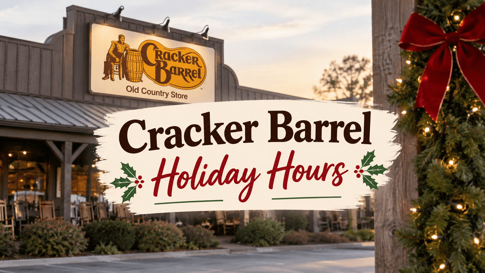 Cracker Barrel Holiday Hours