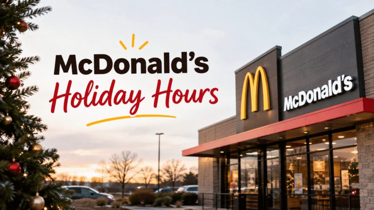 McDonald’s Holiday Hours