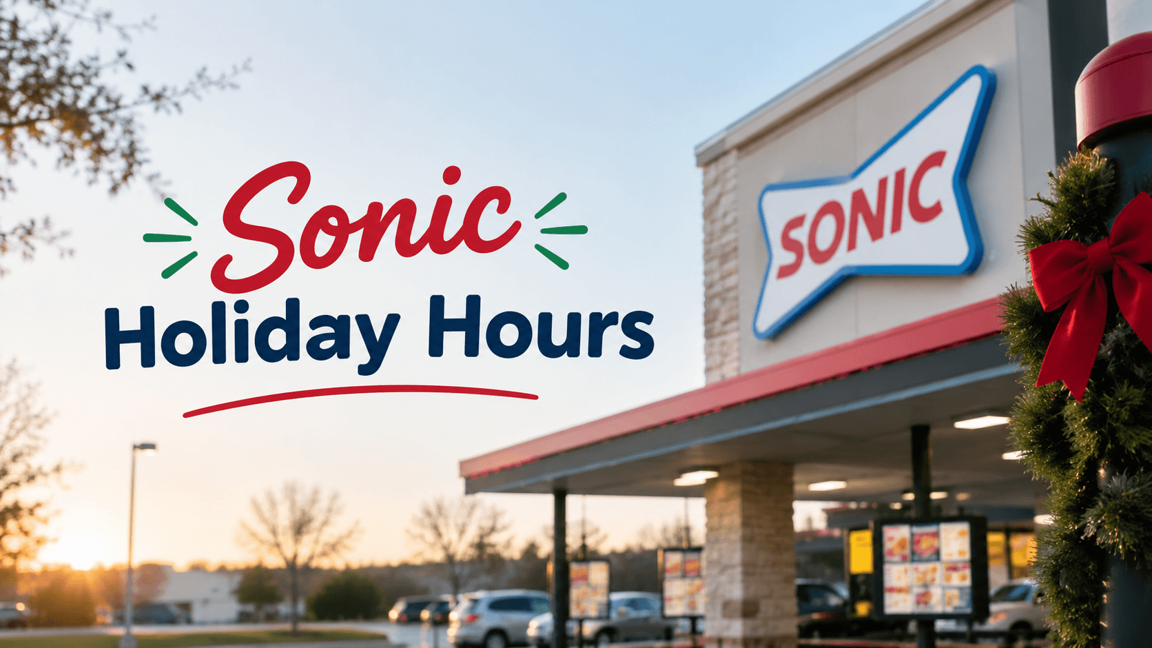 Sonic Holiday Hours