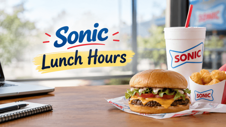 Sonic Lunch Hours